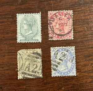 Malta Stamps Queen Victoria British Used & Unused