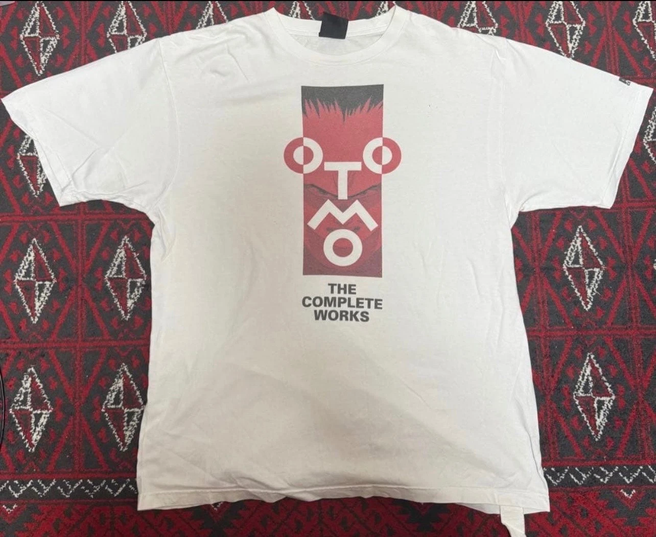 AKIRA Tetsuo Katsuhiro Otomo Exhibition T Shirt XL White Used Manga Anime Japan