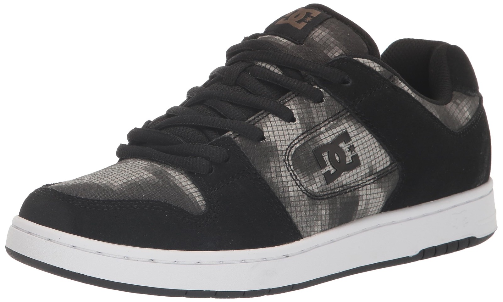 Men's Manteca 4 Low Skate Shoe in Black Camo Print Size 3.5