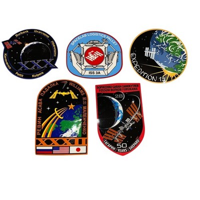 NASA ISS Space Station Missions 19 28 30 32 Sticker Lot of 5 Space Program Logos