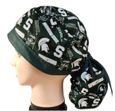 Michigan State University - Spartans Scrub Cap, Surgical, Medical Chemo hat