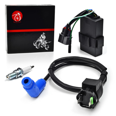 #ad Moto1988 Ignition Coil And Igniter Cdi Spark Plug Compatible Honda 350 Trx $30.72