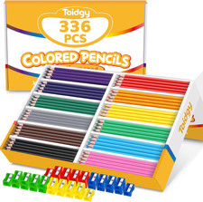 336 Packs Colored Pencils Bulk Classroom, Colored Pencils for Kids 12 Color