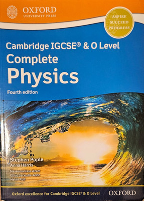 Cambridge Igcse & O Level Complete Physics: Student Book fourth edition