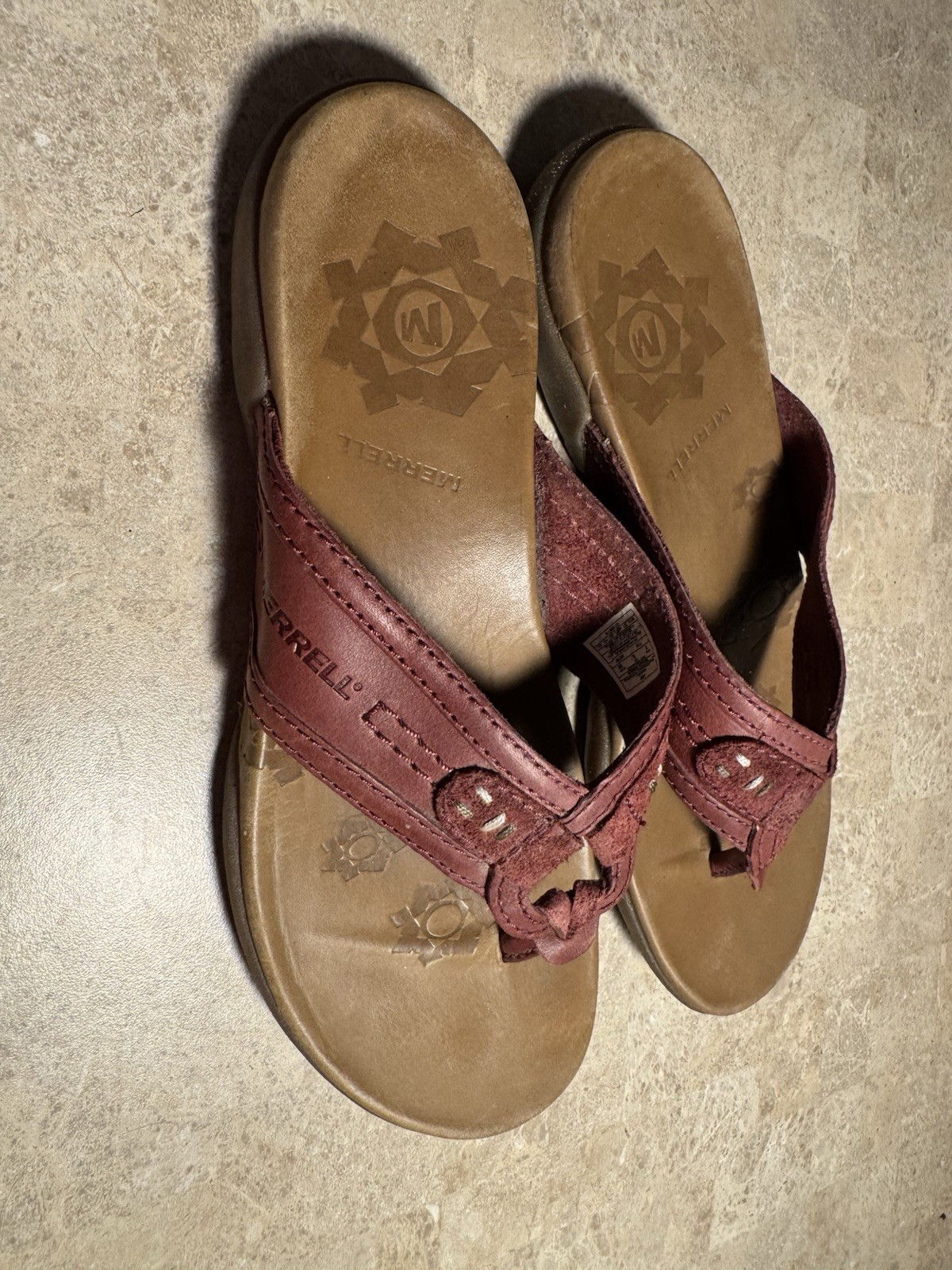 Infradito Merrell Parva Port in pelle con perizoma donna 8