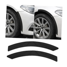 BESULEN 2PCS Car Wheel Tire Eyebrow Strips, Auto Fender Flare Arch Lip Black