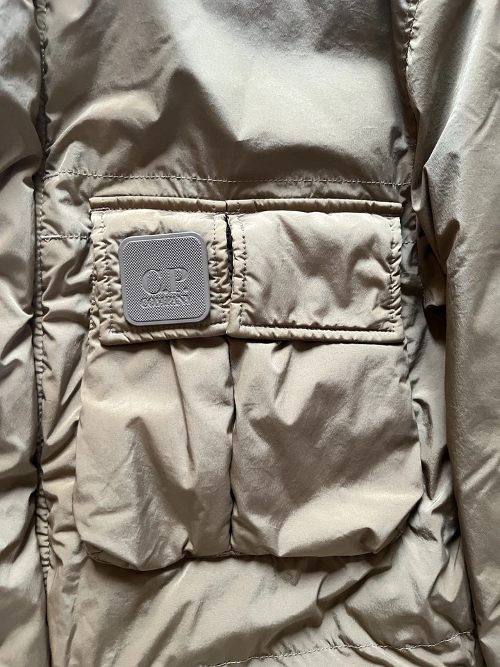 CP Company Nycra-R Down Jacket - Mens UK Small - Brown £700+ RRP! - Image 4 of 4