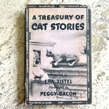 A Treasury of Cat Stories - compiled by Era Zistel - illustrated by Peggy Bacon 