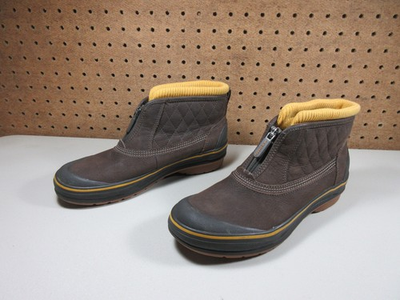 #ad Clarks womens brown yellow lined 200g Waterproof Muckers snow booties 6.5 M $37.97