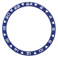 BEZEL INSERT GMT FOR SEIKO 6105 7002 6309 7S26 6309 6306 7002 8000 WATCH BLUE