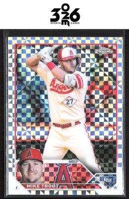 Mike Trout 2023 Topps Chrome X-Fractors #27