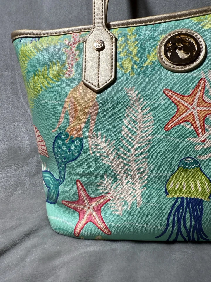 HTF Spartina 449 Mermaid Work Tote Shoulder Handbag - Daufuskie Island! 💕 - Image 4 of 4