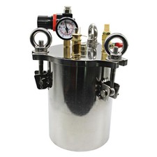 Glue Dispenser Pressure Tank Easy Assembly Stainless Steel for Paints Glues 1L