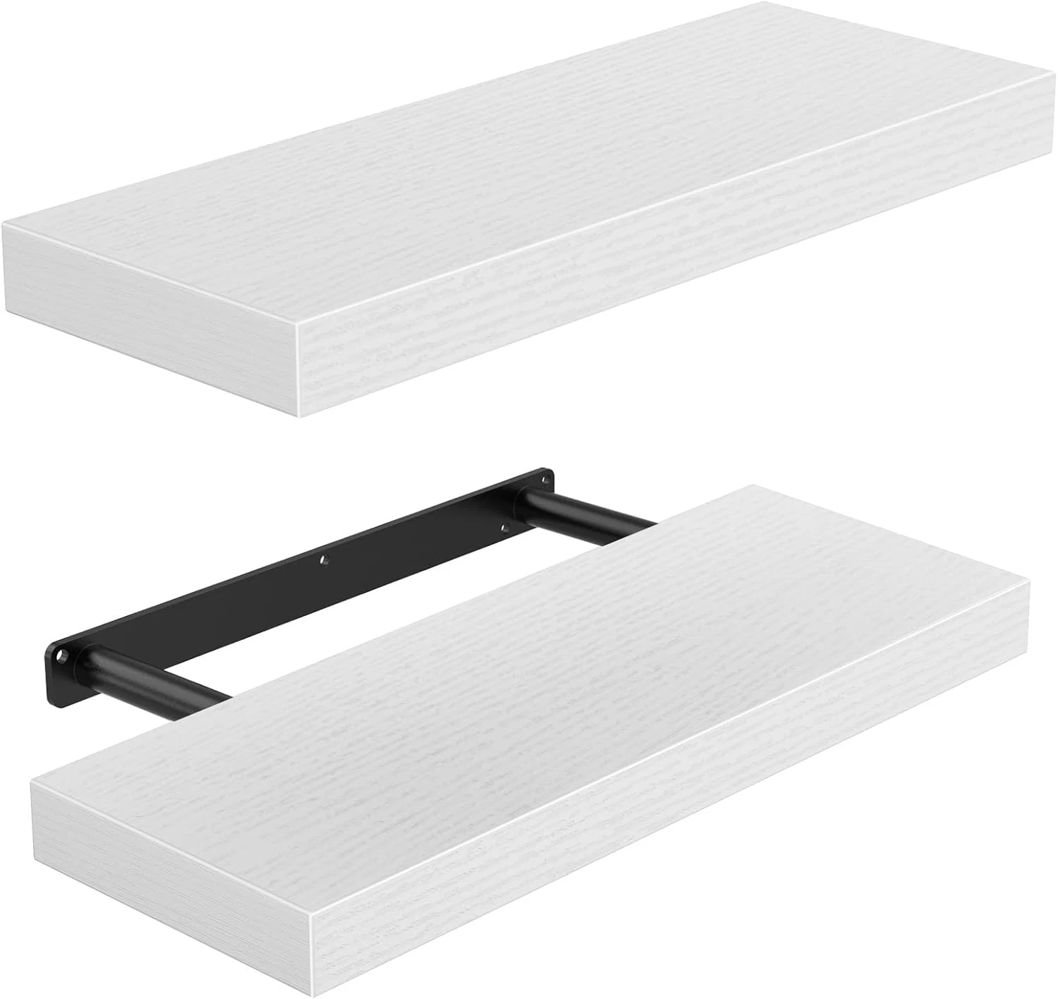 Floating Shelves Wall Mounted, 15 x 7 Inch Wall Shelves for Bathroom, Bedroom, L