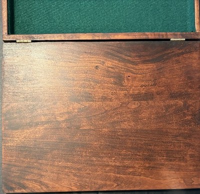 Solid Wood Presentation Boxes Display! For coin Lot of 2 DECATUR INDUSTRIES INC.