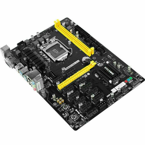 BIOSTAR TB250-BTC PRO Płyta główna 12 PCI-E Mining DDR4 LGA 1151 Intel B250 ATX - Zdjęcie 3 z 5