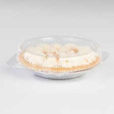 Detroit Forming LBH-881 8" Circular Hinged Locking Lid Pie Container | 100/Case