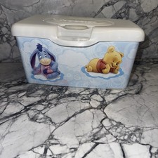 Huggies 2008 Discontinued Winnie the Pooh Piglet Tigger Eeyore Wipe Container