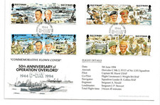ISLE OF MAN: 1994- D Day 50th Anniversary of Operation Overlord First Day Cover