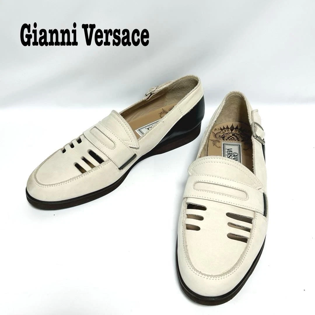 Versace White Dress Shoes for Men for sale | eBay display picture 1