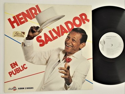 Doppel LP 33t HENRI SALVADOR in der Öffentlichkeit AZ449/450 25t von HA HA HA bis FINAL 1982