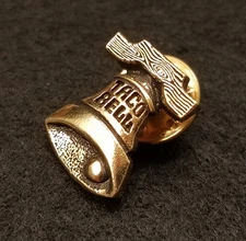 Vintage Taco Bell Employee Pin NOS Gold Look Antiqued Rare Pinback Austin Texas