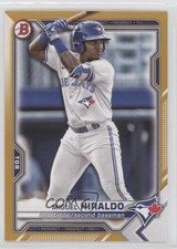 2021 Bowman Draft Gold 18/50 Miguel Hiraldo #BD-98 0l0m