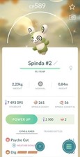 Pok mon  Trade  Go Shiny Spinda 2  