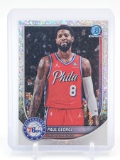 PAUL GEORGE 2025-26 BOWMAN CHROME MINI DIAMOND REFRACTOR #BCV-154 76ERS Q4935