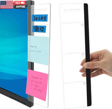 Office Desk Accessories 2Pcs Monitor Memo Board Computer Message Board Office Su