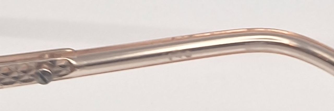 Vintage Translucent Oval Sunglasses FRAMES ONLY H… - image 6