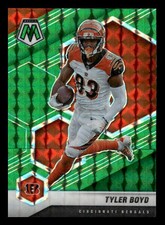 2021 Panini Mosaic #51 Tyler Boyd Prizm Green Cincinnati Bengals