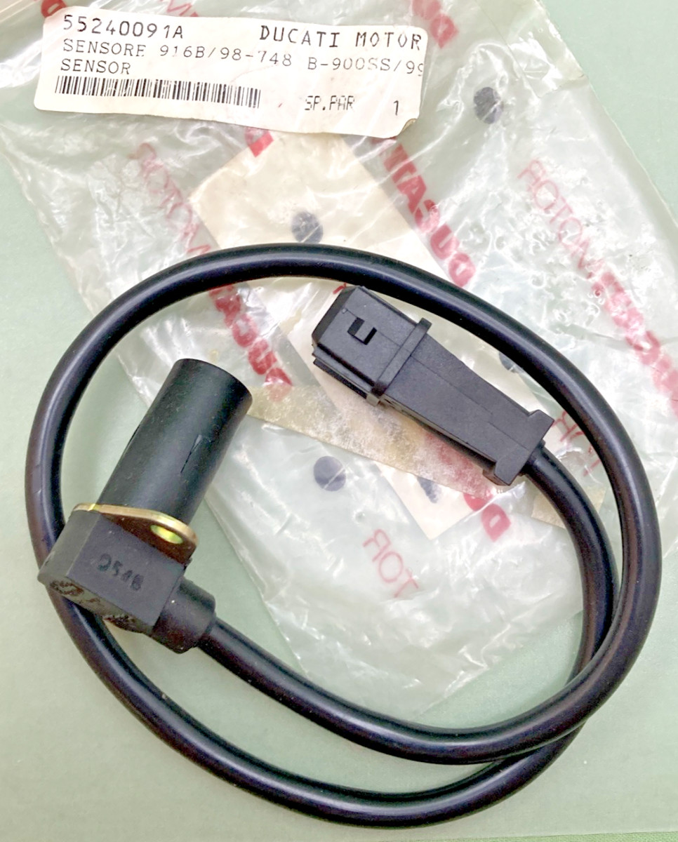 NEW GENUINE DUCATI 55240091A DETECTOR, SENSORE 916B/98-748 B-900SS/99