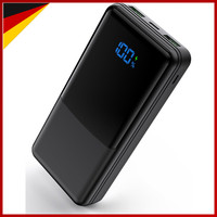Power Bank 27000Mah Schnellladefunktion Usb C Pd 20W Externer Akku Schwarz