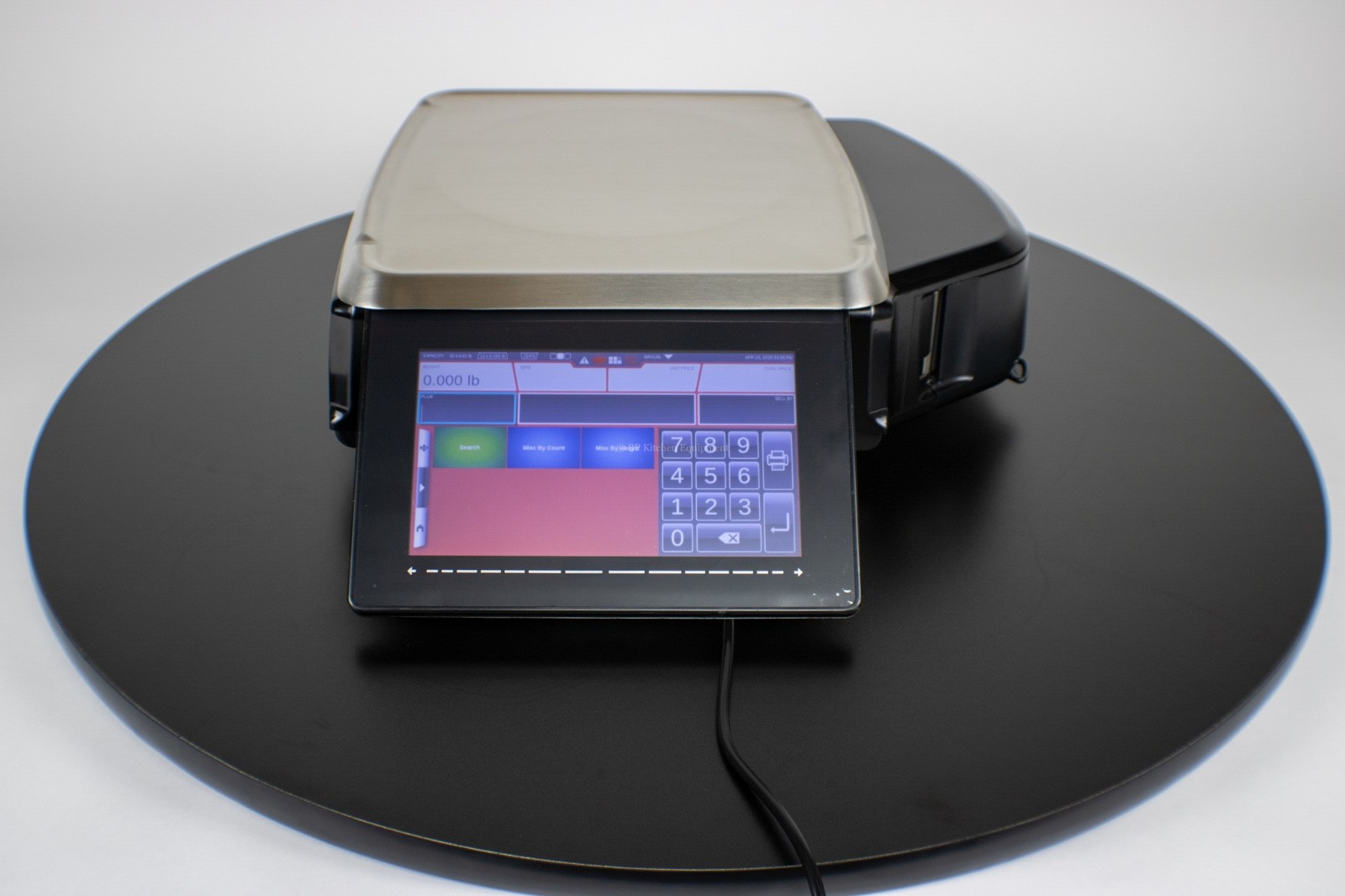 Hobart HTi Scale With Printer, New Operator Screen & 7" Customer Display