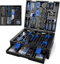 326-PCS Home Tool Kit - Portable Basic Home Repair Tool Set - General Complet...