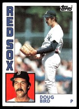 Doug Bird 1984 Topps #82 Boston Red Sox MLB READ FREE SHIPPING AutographDen