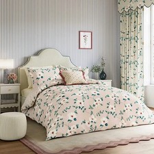 Sanderson for National Trust Poets Rose Duvet Cover Set King Size Blush