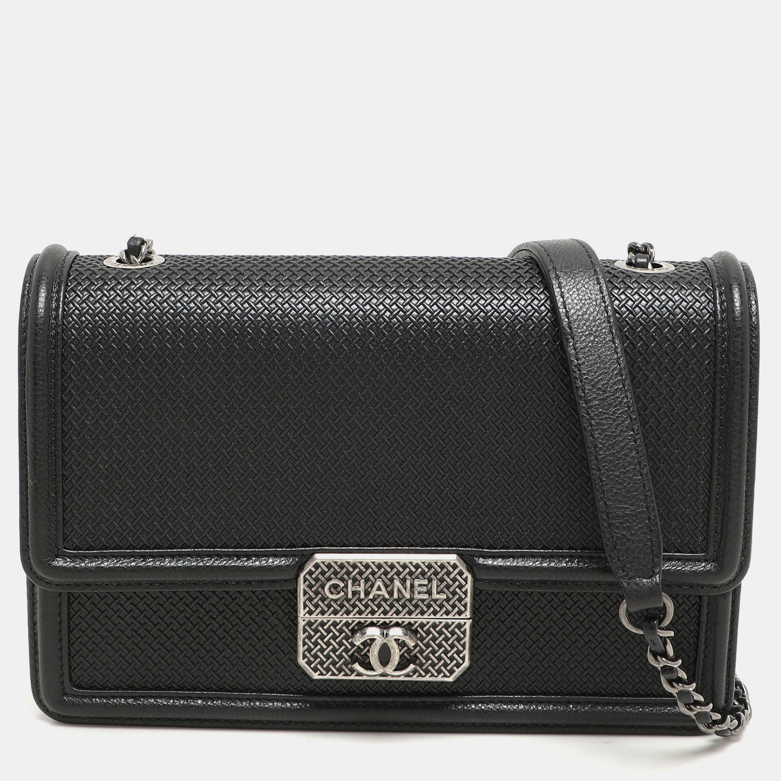 Chanel Black Leather Micro Retro Crossbody Bag with Gold-Tone Hardware  