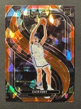 2024-25 Panini Select - Premier Level Zach Edey #192 Red Cracked Ice Prizm (RC)
