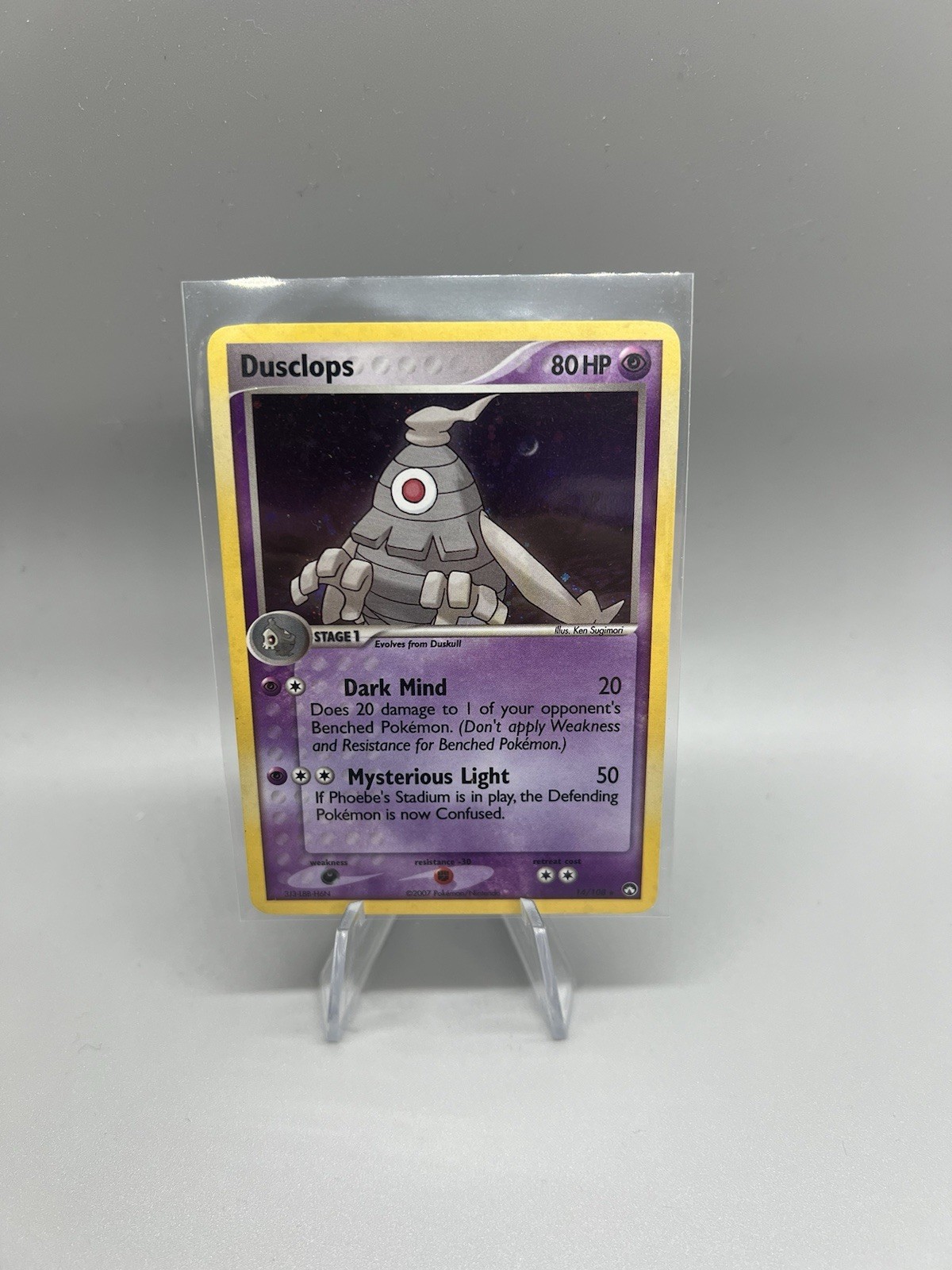 2007 Pokemon Holo EX Power Keepers Dusclops #14/108 LP