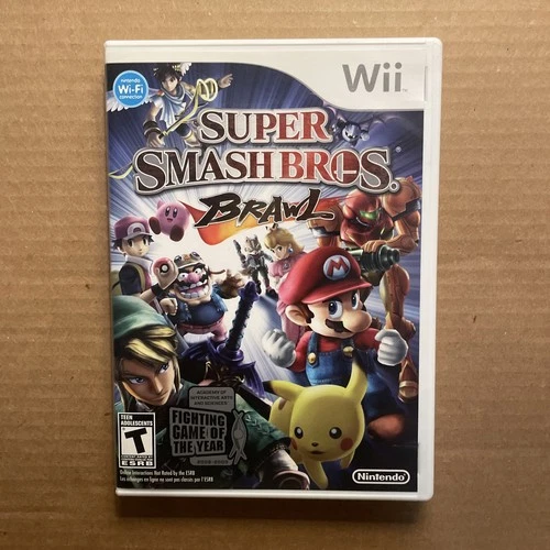 Super Smash Bros Brawl (Nintendo Wii, 2008) Complete