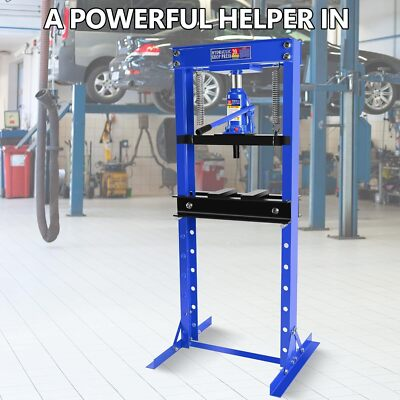 #ad #ad Hydraulic Shop Press 6Ton 12Ton 20Ton with Stamping Plates amp; Pressure Gauge $136.49