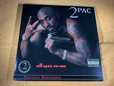 T5-75 2PAC All Eyes On Me - 4 LP SET - REMASTERED - PARENTAL ADVISORY RAP RECORD