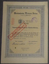 Mechanische Weberei Sorau vormals F. A. Martin & Co. 1921 1000 Mark