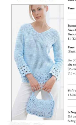 HÄKELANLEITUNG DAMEN SOMMER SPITZE LANGARM OBERTEIL 32-40'' BRUSTUMFANG DK GARN 233F