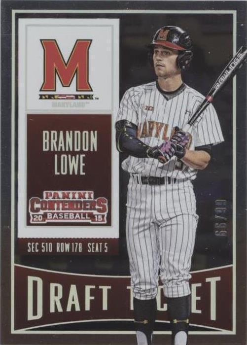 2015 Panini Contenders - Brandon Lowe #21 - 1 of 1