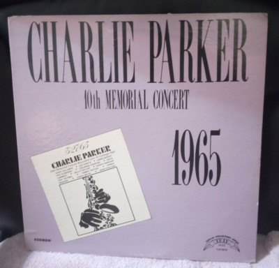 Charlie Parker 10th Memorial Concert 1965 LP Dizzy Gillespie Lee Konitz TRIP