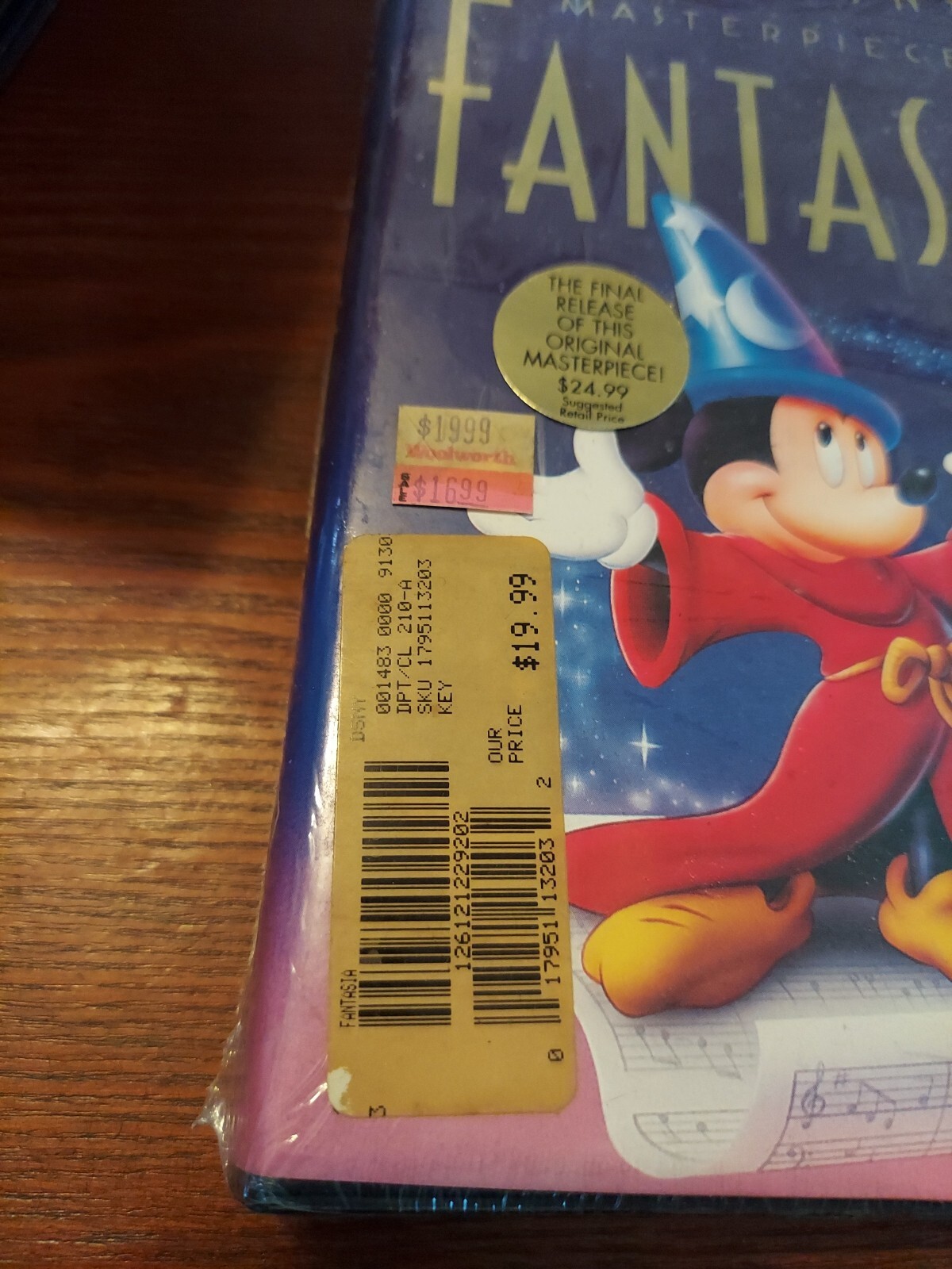 Classic Disney VHS movie Fantasia Sealed RARE 717951132031 eBay