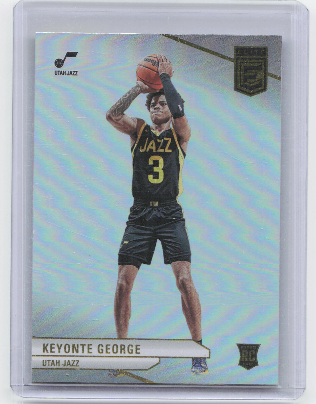 2023-24 Donruss Elite #221 Keyonte George RC Rookie (A)